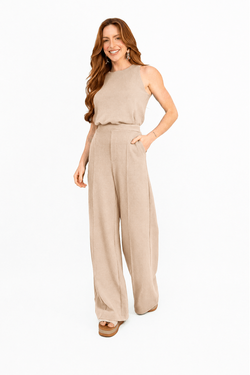 Calca Pantalona Heritage AMENDOA
